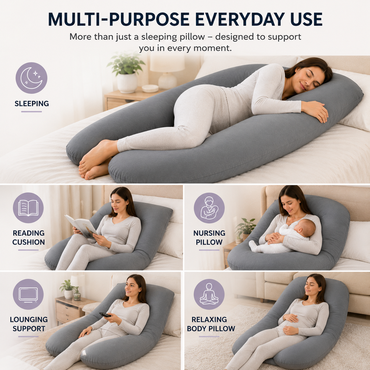 Full Body Pillow for Side Sleepers