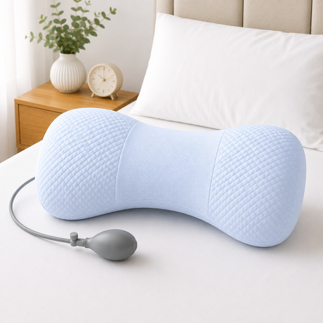 Inflatable Lumbar Support Pillow - Silk Rolla