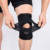 Knee Brace with Side Stabilisers and Compression Support