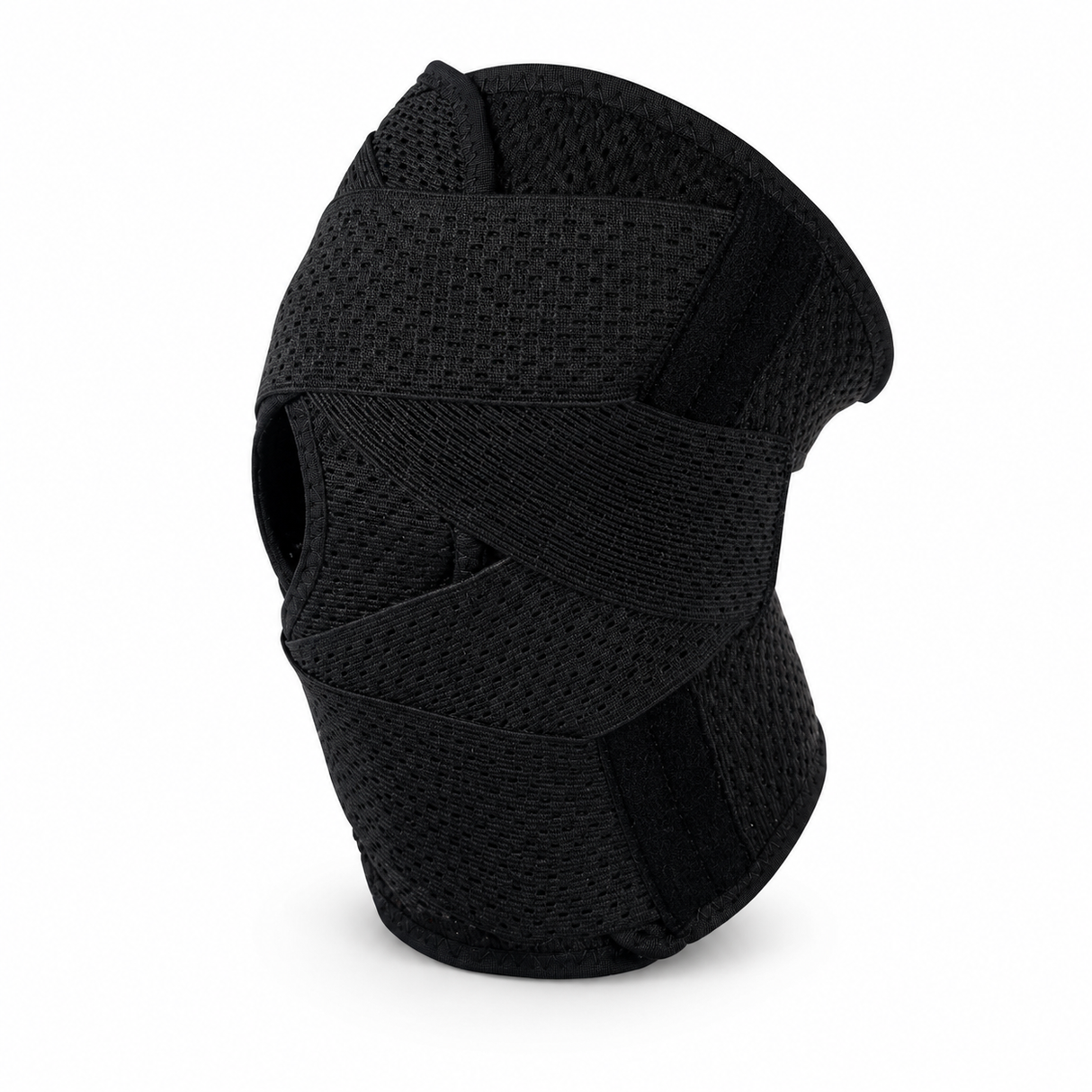 Knee Brace with Side Stabilisers and Compression Support
