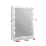 Embellir Hollywood Makeup Mirror with Light Frame Vanity Dimmable Wall 15 LED