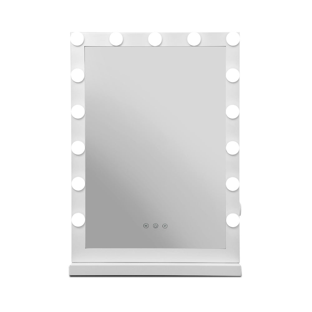 Embellir Hollywood Makeup Mirror with Light Frame Vanity Dimmable Wall 15 LED