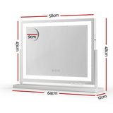 Embellir Makeup Mirror 58x46cm 360 Rotatable Vanity Mirror with Lights Bright Light Strip Adjustable