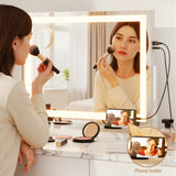 Embellir Makeup Mirror 58x46cm 360 Rotatable Vanity Mirror with Lights Bright Light Strip Adjustable