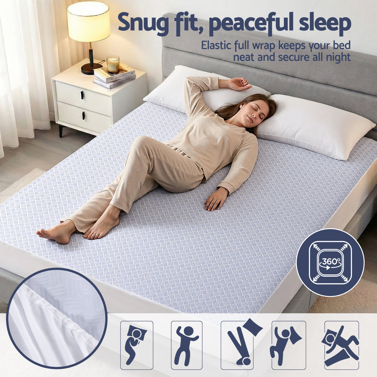 Waterproof Cooling Mattress Protector