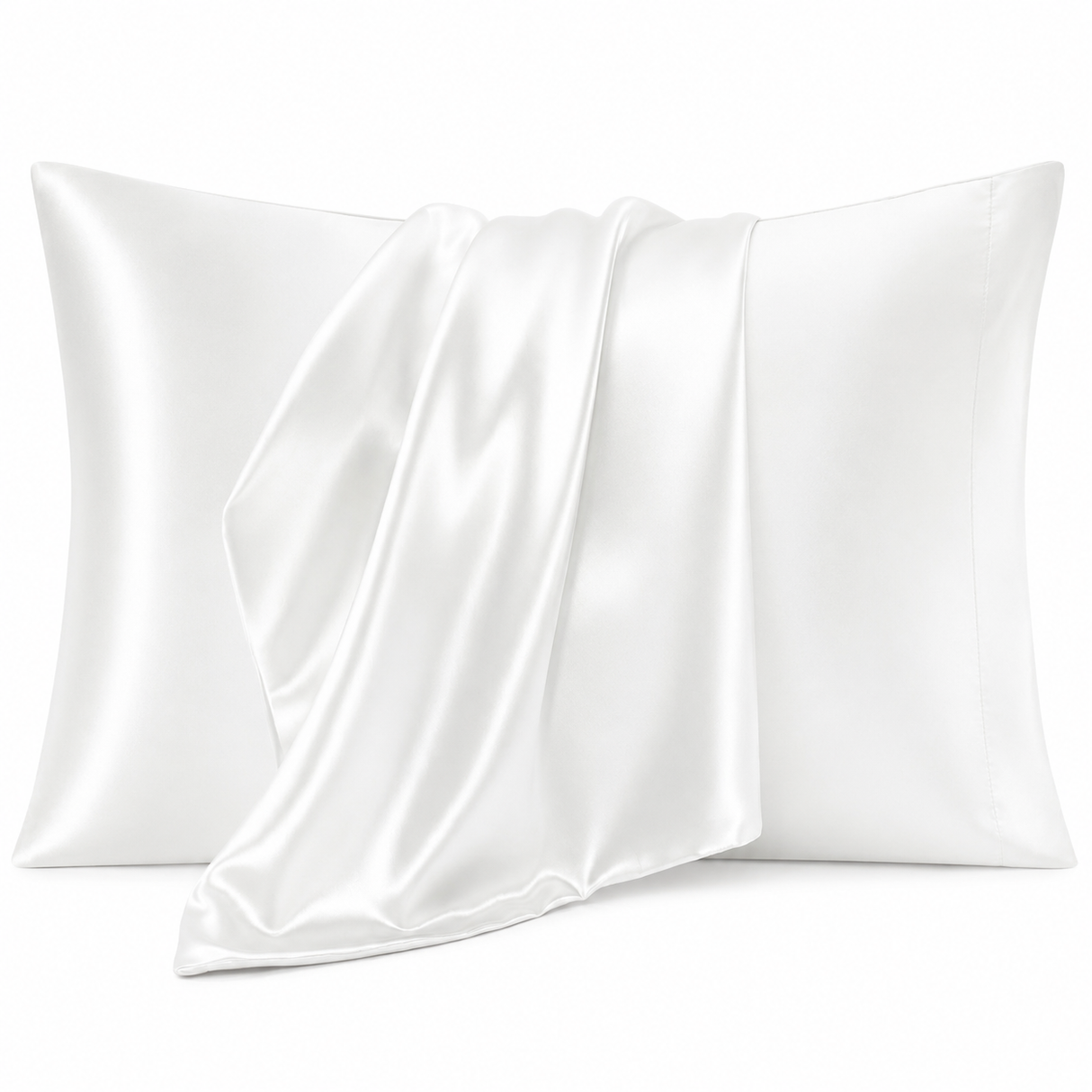 Mulberry Silk Pillowcase for Hair & Skin - 2 Pack