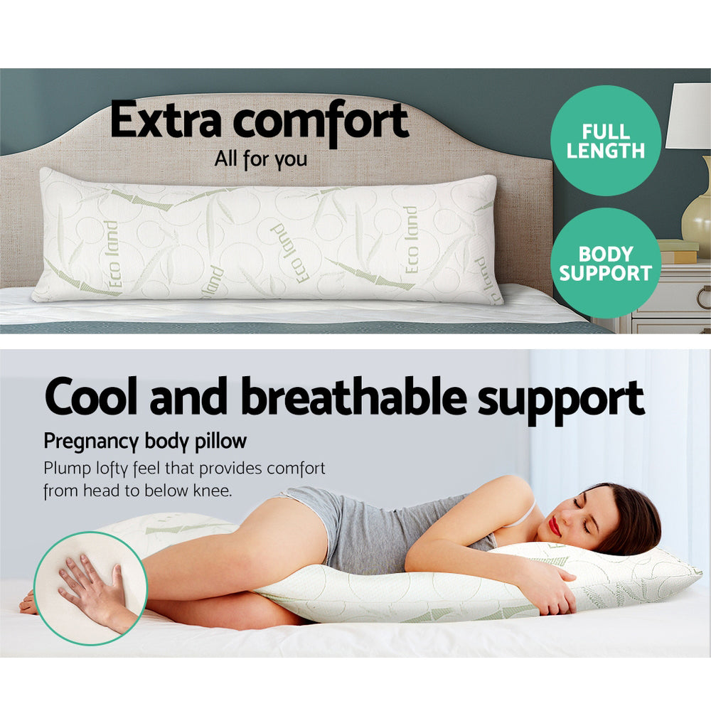 Bamboo Memory Foam Body Pillow
