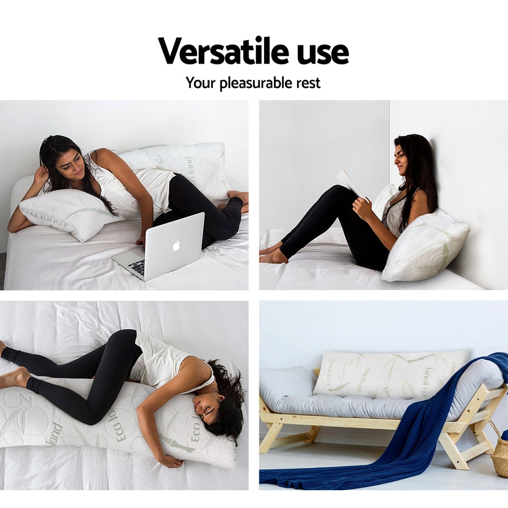 Bamboo Memory Foam Body Pillow