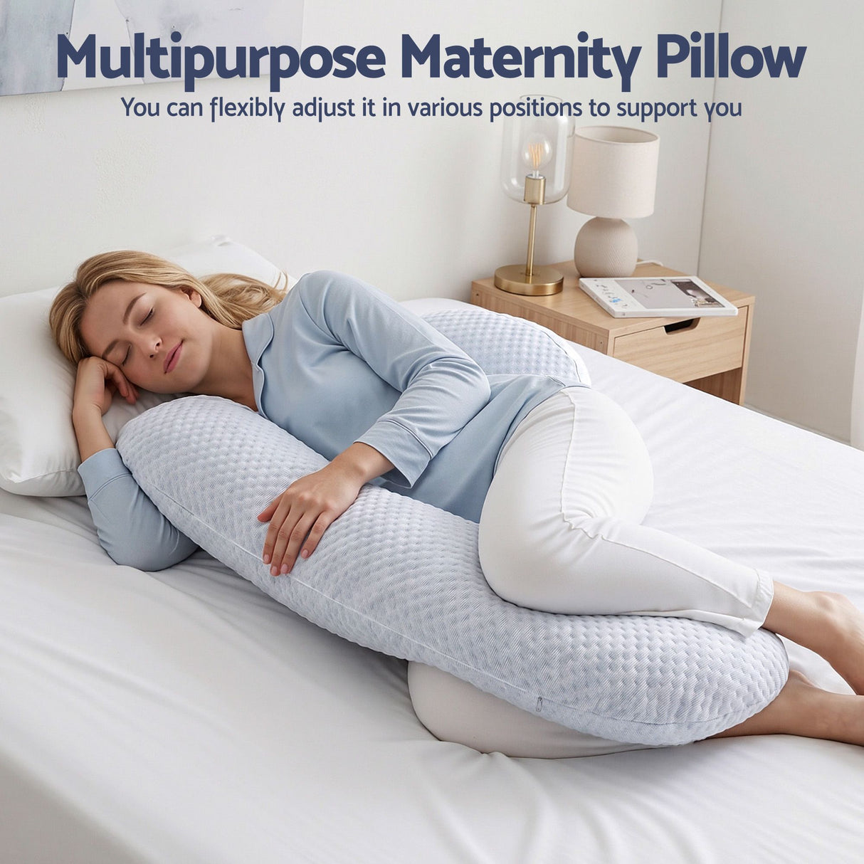 Adjustable Cooling Pregnancy Pillow