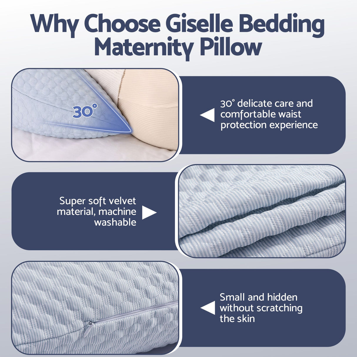Adjustable Cooling Pregnancy Pillow