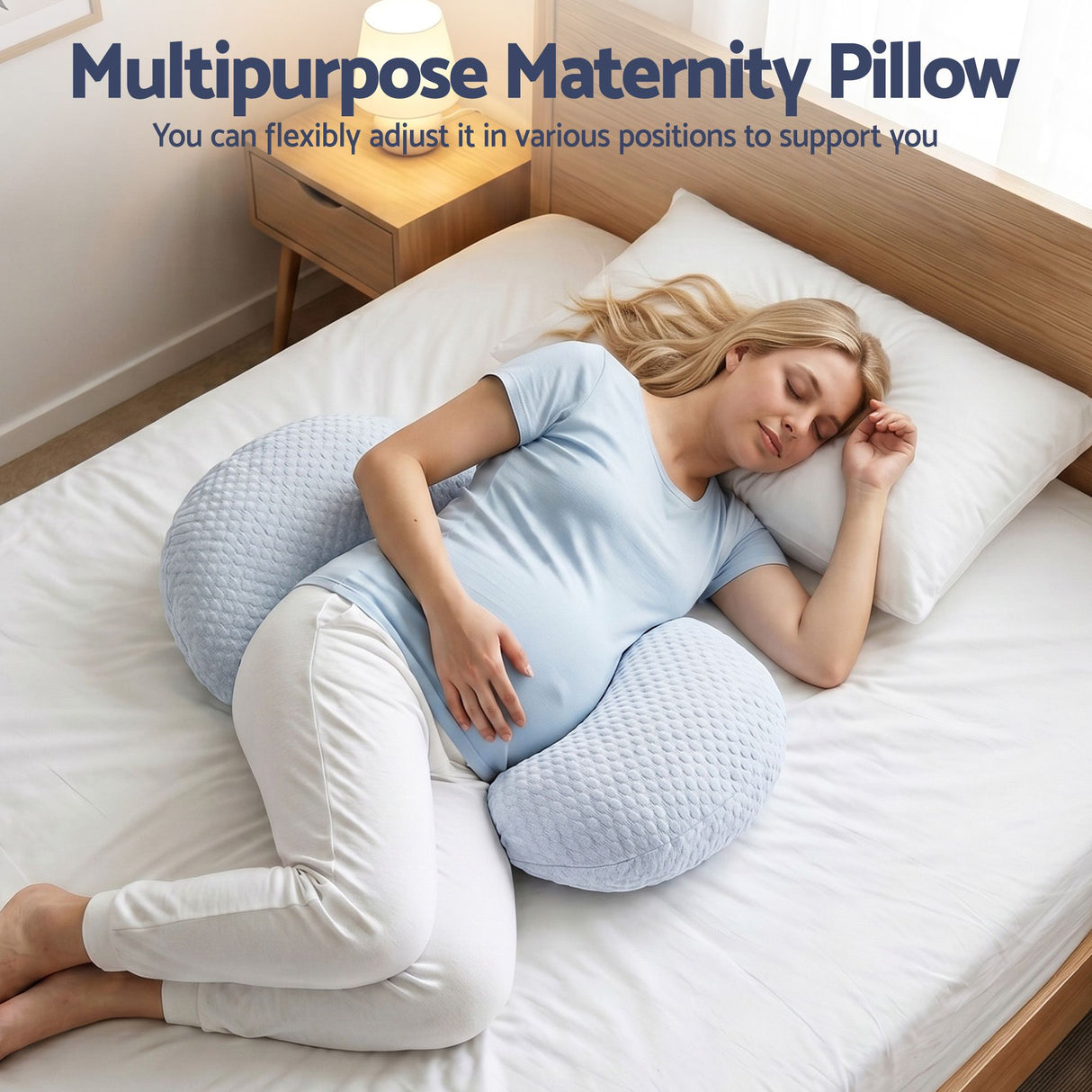 Adjustable Cooling Pregnancy Pillow