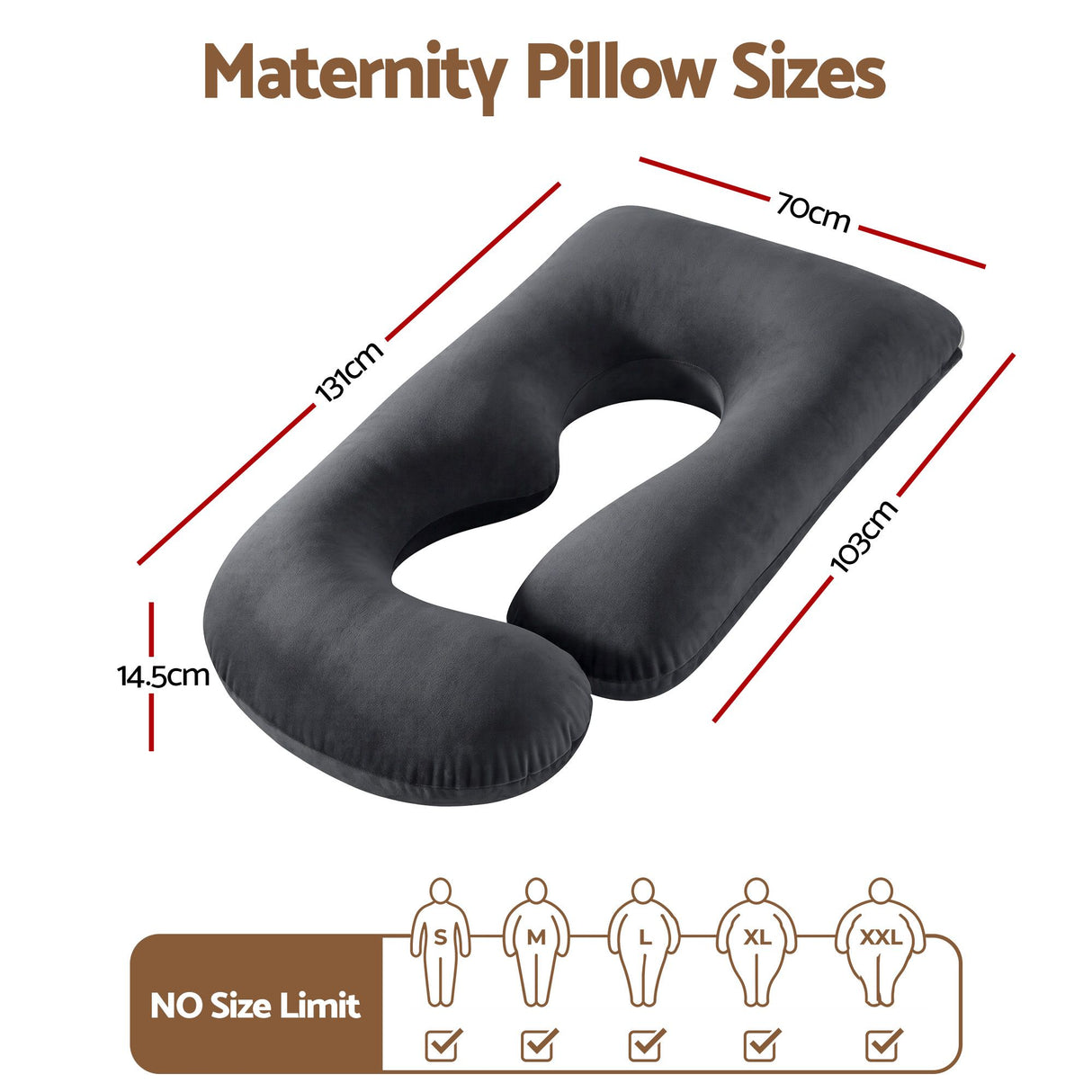 Full Body Pregnancy Support Pillow