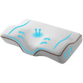 Orthopaedic Memory Foam Neck Support Pillow - Silk Rolla