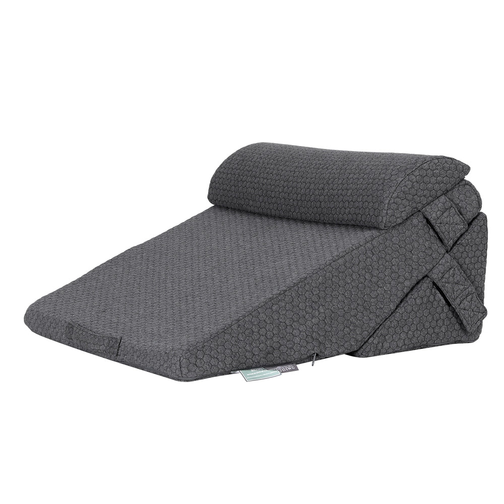 Adjustable Memory Foam Wedge Pillow for Back, Neck & Leg Support