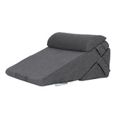 Adjustable Memory Foam Wedge Pillow for Back, Neck & Leg Support