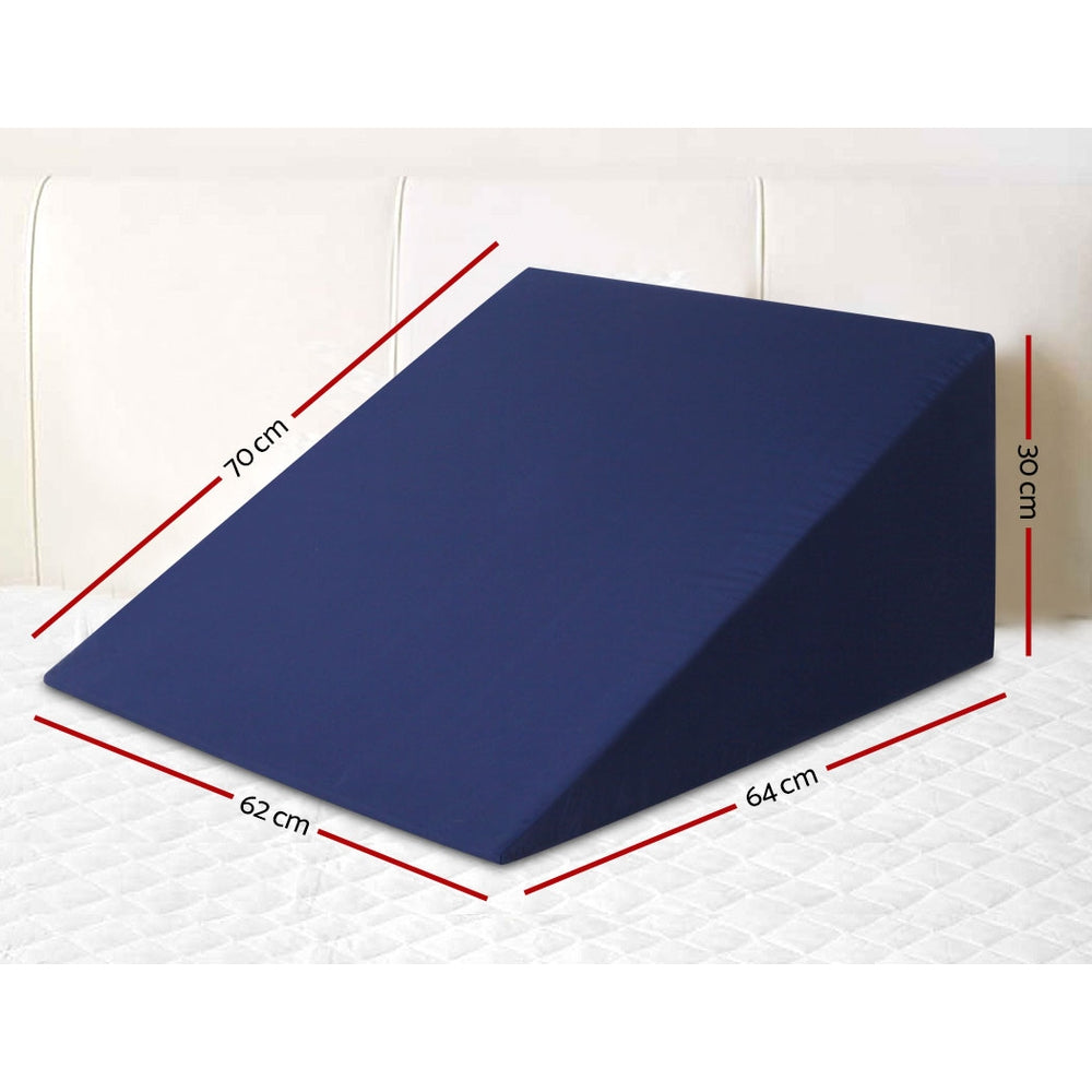 Memory Foam Bed Wedge Pillow for Neck and Back Support