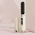 SILK ROLLA Professional Cordless Hair Straightener Brush With LCD Display - Silk Rolla