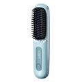 SILK ROLLA Cordless Hair Straightening Brush with Adjustable Heat Settings - Silk Rolla