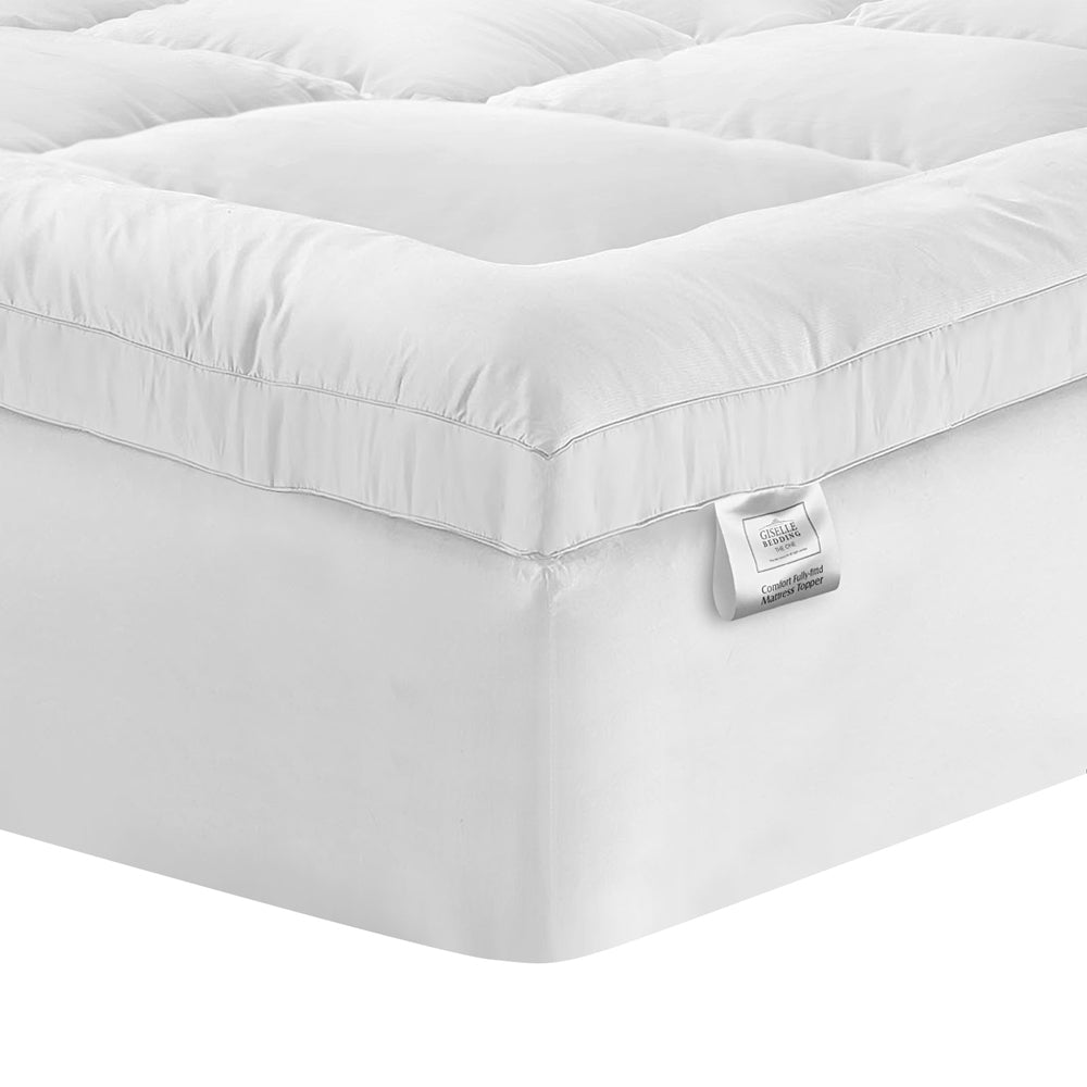Pillowtop Mattress Topper for Plush Comfort & Support