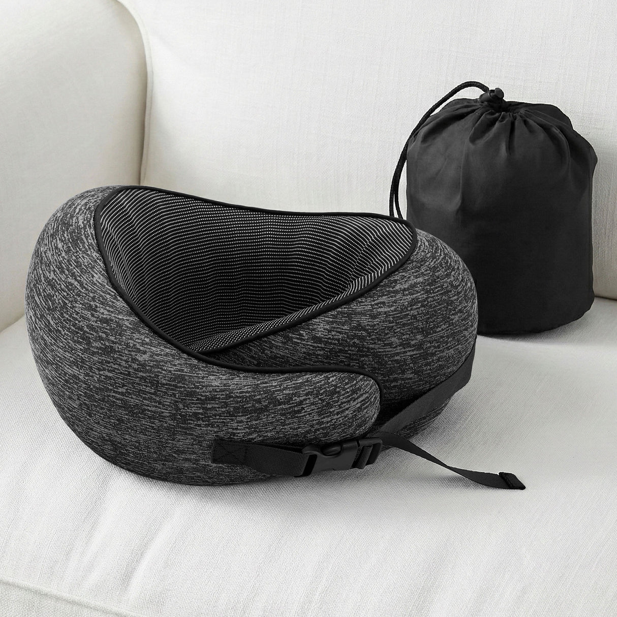 Ergonomic Memory Foam Neck Pillow