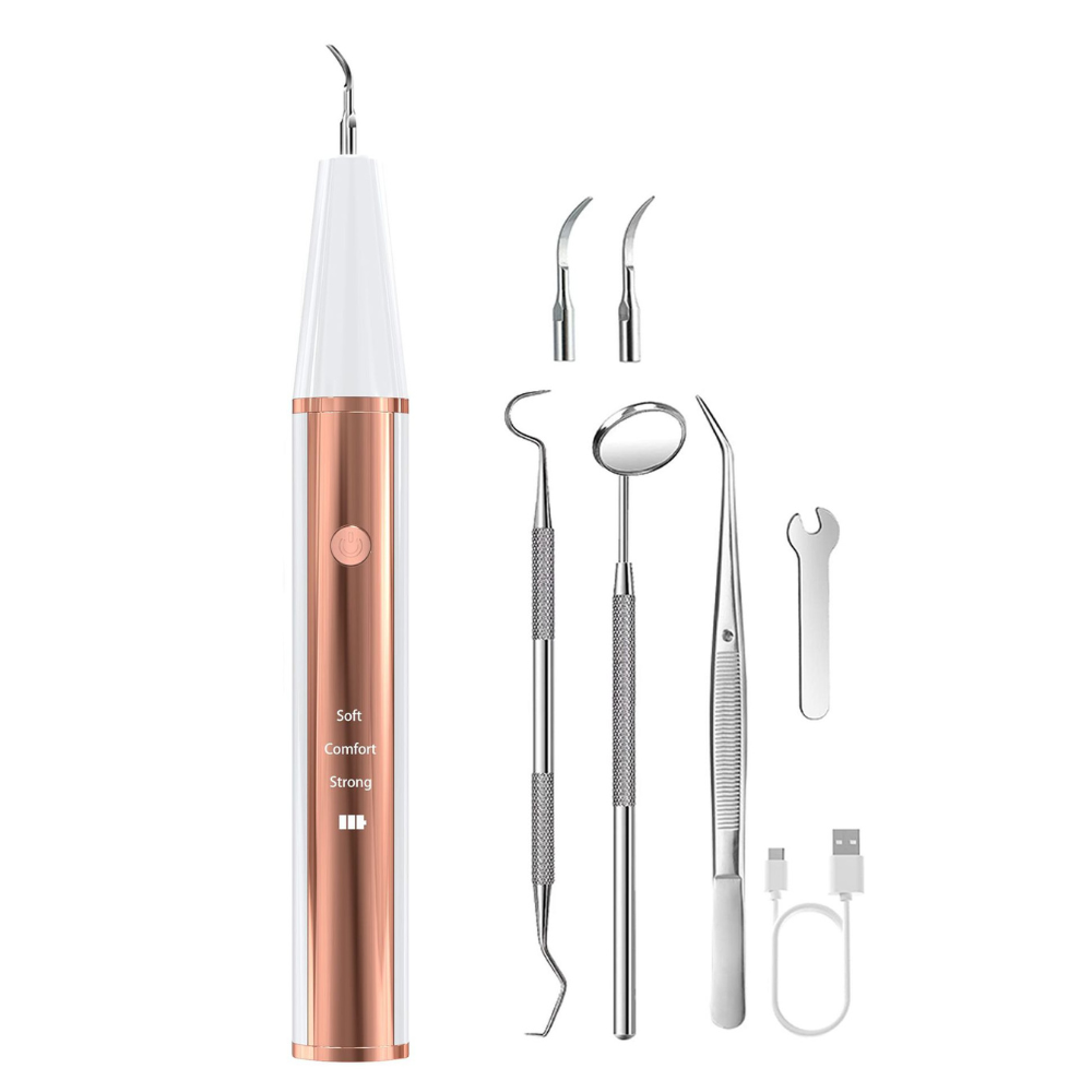 Ultrasonic Dental Scaler Kit - Teeth Cleaner & Tartar Remover