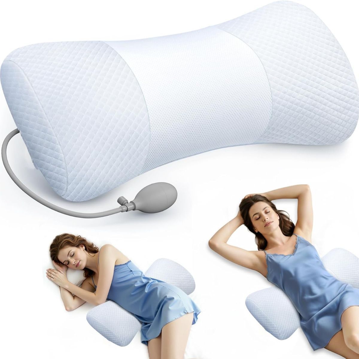 Inflatable Lumbar Support Pillow