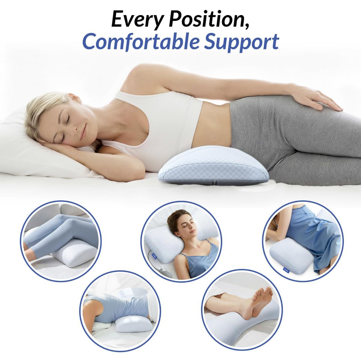 Inflatable Lumbar Support Pillow