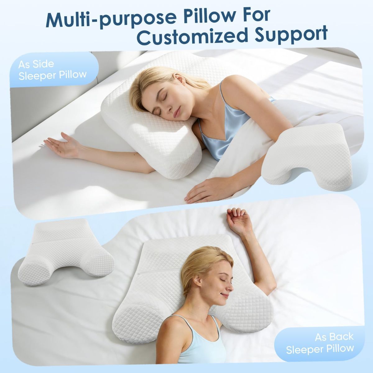 Memory Foam Arm Pillow for Side Sleepers