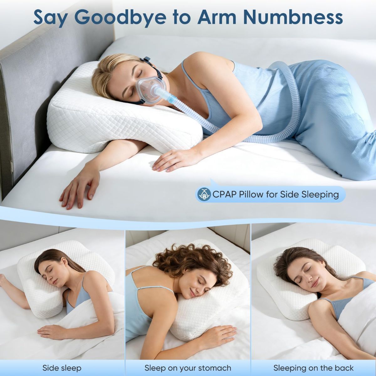 Memory Foam Arm Pillow for Side Sleepers