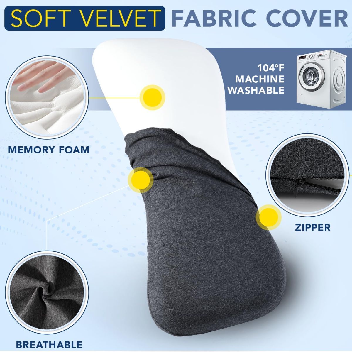 Ergonomic Lumbar Support Pillow
