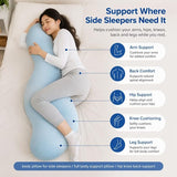 Body Pillow for Side Sleepers - Silk Rolla