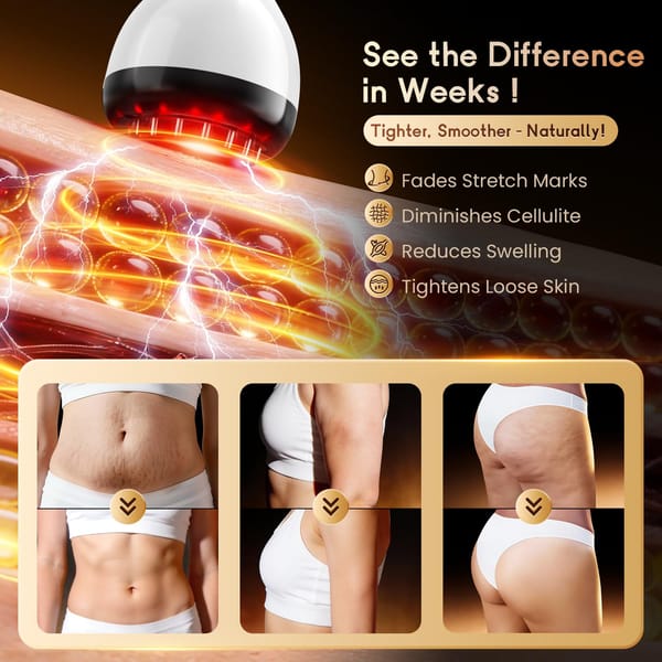 Cordless Body Sculpting Massager with Heat & Light Therapy