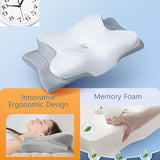 Contour Memory Foam Pillow for Neck & Shoulder Support