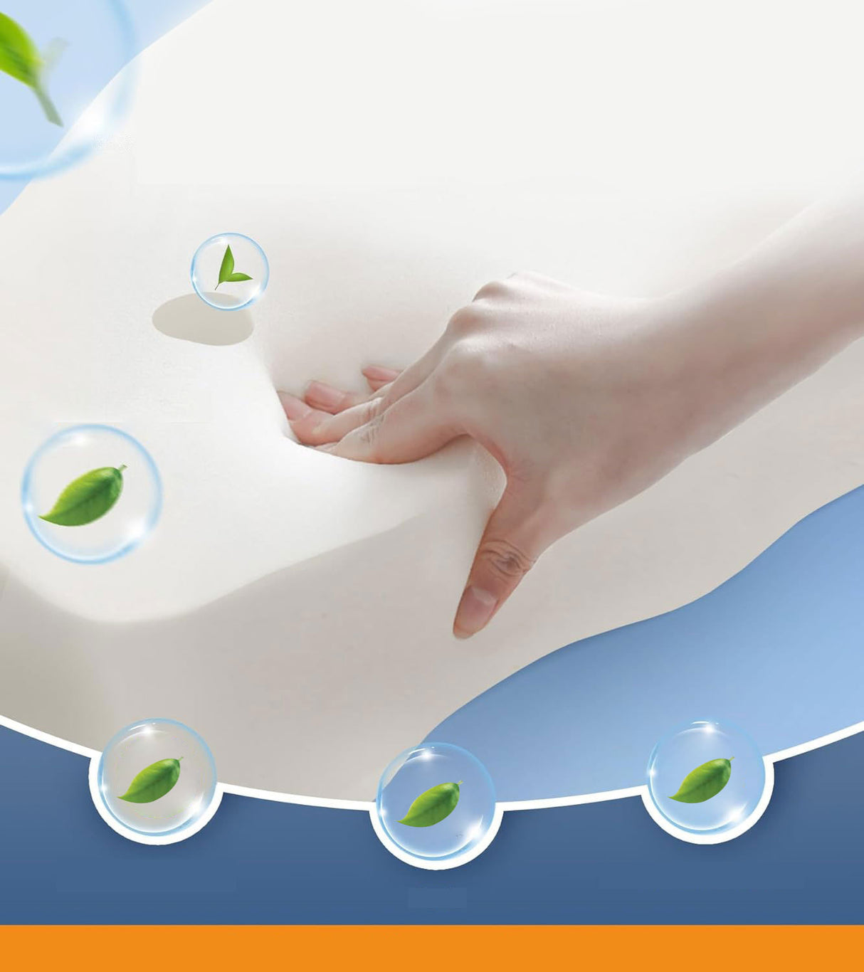 Contour Memory Foam Pillow for Neck & Shoulder Support
