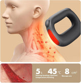 Portable Heated Fascia Ring Massager with 5-Speed Vibration