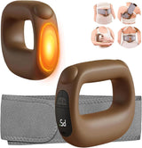 Portable Heated Fascia Ring Massager with 5-Speed Vibration