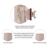 Travel Jewellery Case - 3-Layer Cylinder Jewellery Organiser