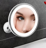 10X Magnifying Suction Cup LED Makeup Mirror