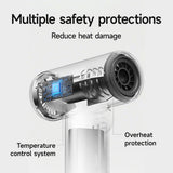 SILK ROLLA Professional Cordless Hair Dryer with LED Display