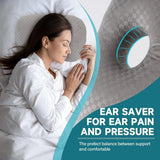 Adjustable Ear Support Pillow for Side Sleepers