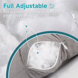 Adjustable Ear Support Pillow for Side Sleepers