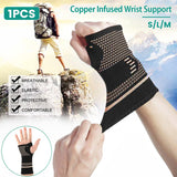 Copper Compression Wrist Brace