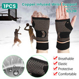 Copper Compression Wrist Brace