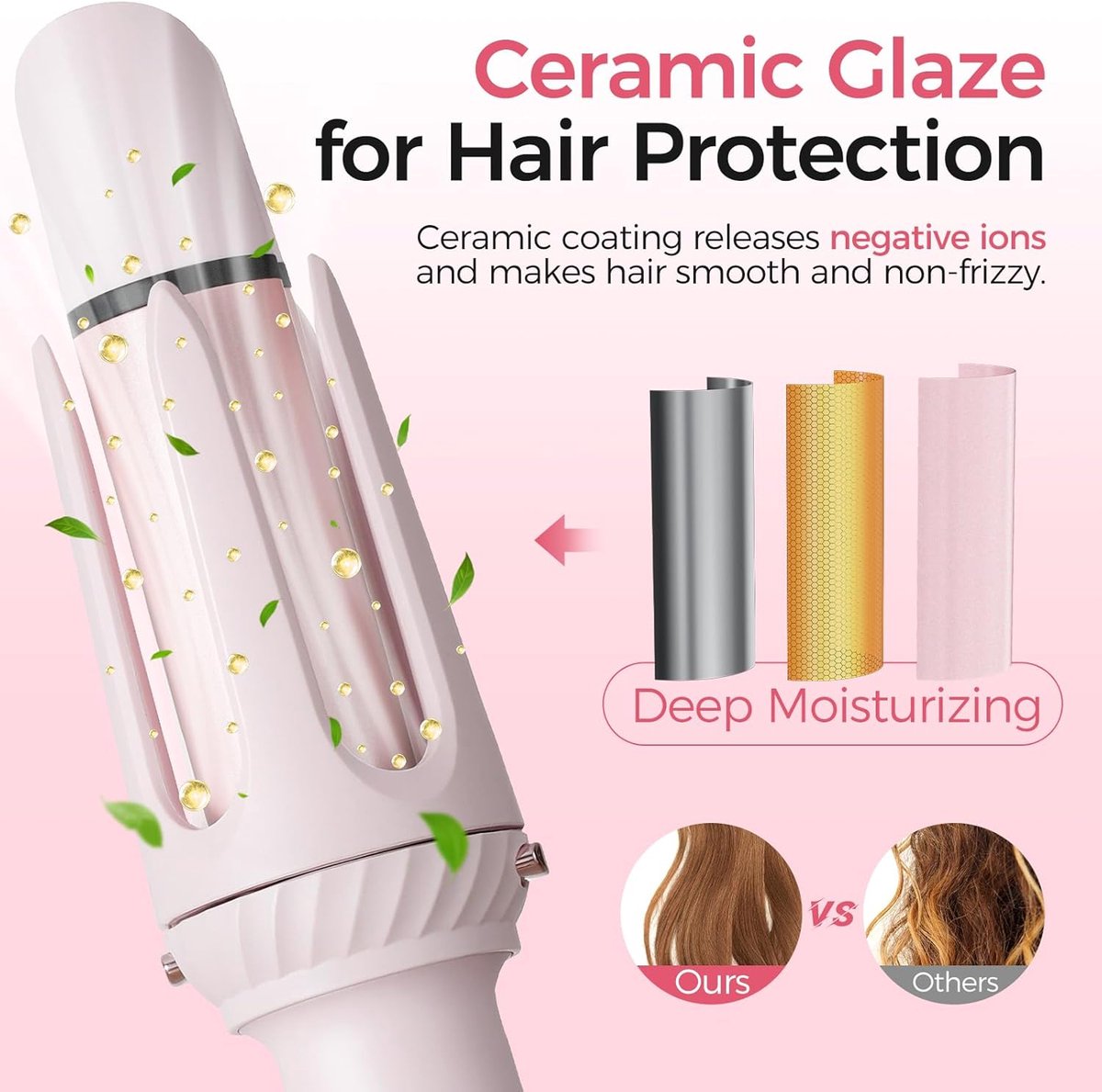 SILK ROLLA 3-in-1 Automatic Curler & Straightening Brush