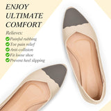Shoe Filler Insert, Shoe Filler for Shoes Too Big, Toe Cushion Fillers Make Shoes Fit, Shoe Filler for Loose Shoe, Prevent Heel Sliping, One Size Fits Shoe Inserts for Women and Men (Blcak, 3 Pairs)