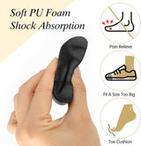 Shoe Filler Insert, Shoe Filler for Shoes Too Big, Toe Cushion Fillers Make Shoes Fit, Shoe Filler for Loose Shoe, Prevent Heel Sliping, One Size Fits Shoe Inserts for Women and Men (Blcak, 3 Pairs)