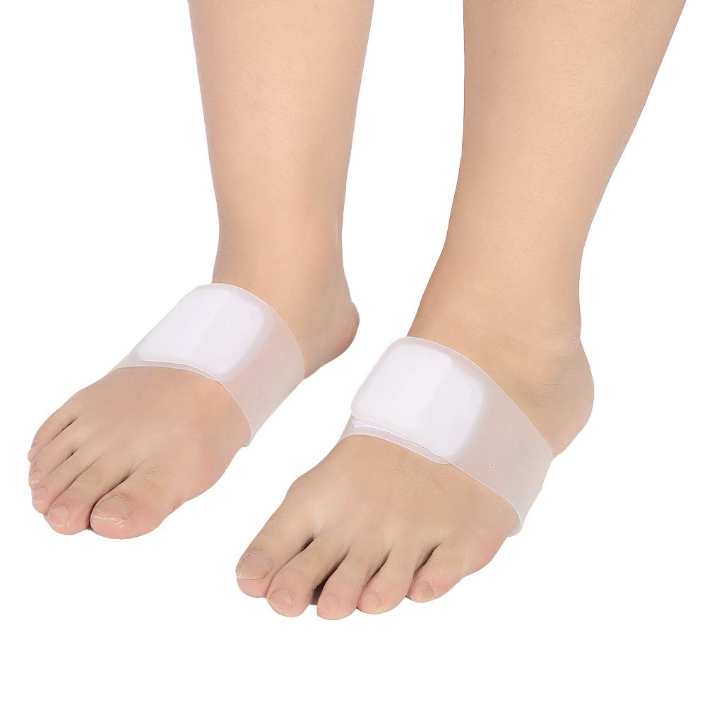 Orthotic Insoles, Orthopedic Foot Pads for Silicone Feet Cushion Footwear Insoles Pain Relief Pads, Foot Orthotics Massage Pad Insoles Foot Sleeves for Pain Relief(A)