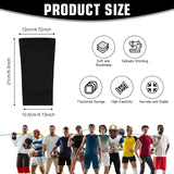 Brace Pads Elbow Protector, 1 Pair Arm Brace Support Fitness Arm Knee Protector, Breathable Anti-Collision Sponge Elbow Protection Pads for Basketball Football Tandem Elbow Pads Volleyball Black