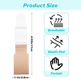 Finger Buddy Straps 10 PCS Tape Finger Wraps With Padded Hook Loop Thicken Pinky Splint Comfortable Fingers Fixation Strap for Injured Finger Support Knuckle Stabilizer (Beige)