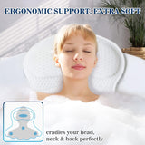 Bath Pillow for Neck & Back Support